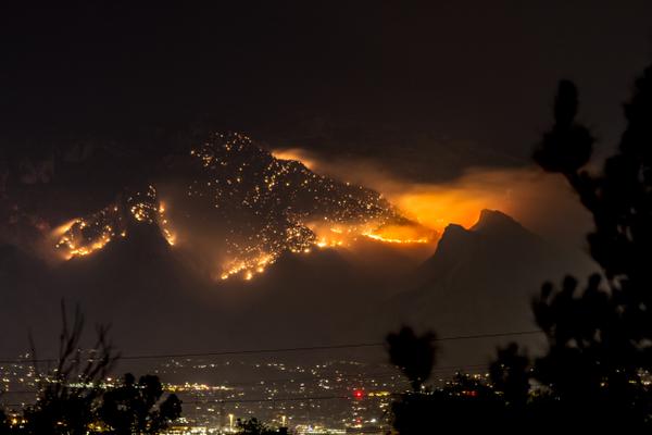 Wildfires near Tucson, AZ