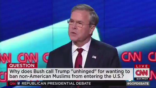 Jeb Bush: The #Kurds are our strongest ally and they are #Muslims  