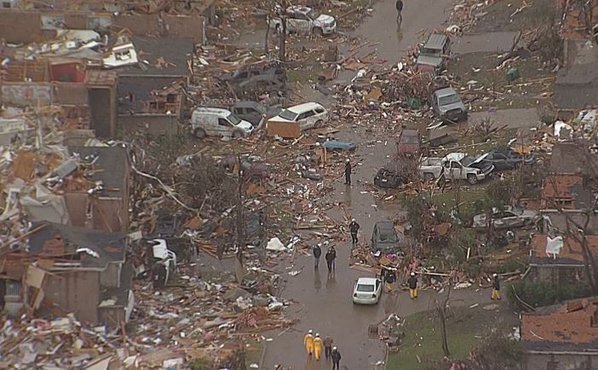 Yesterday's tornado in Garland, Texas was most violent tornado on record for December