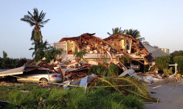 Tornados on Siesta Key last night