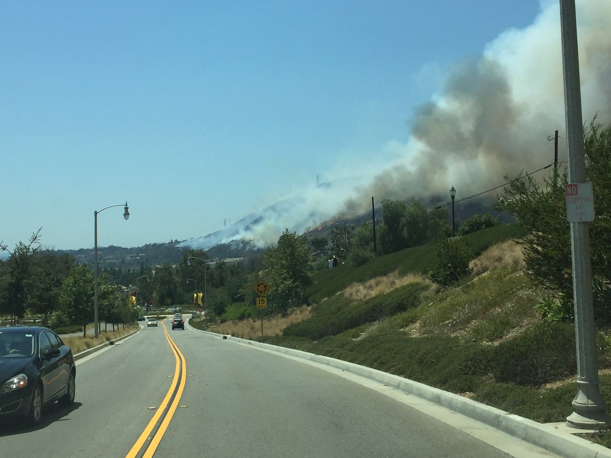 #ReservoirFire at Duarte CA  