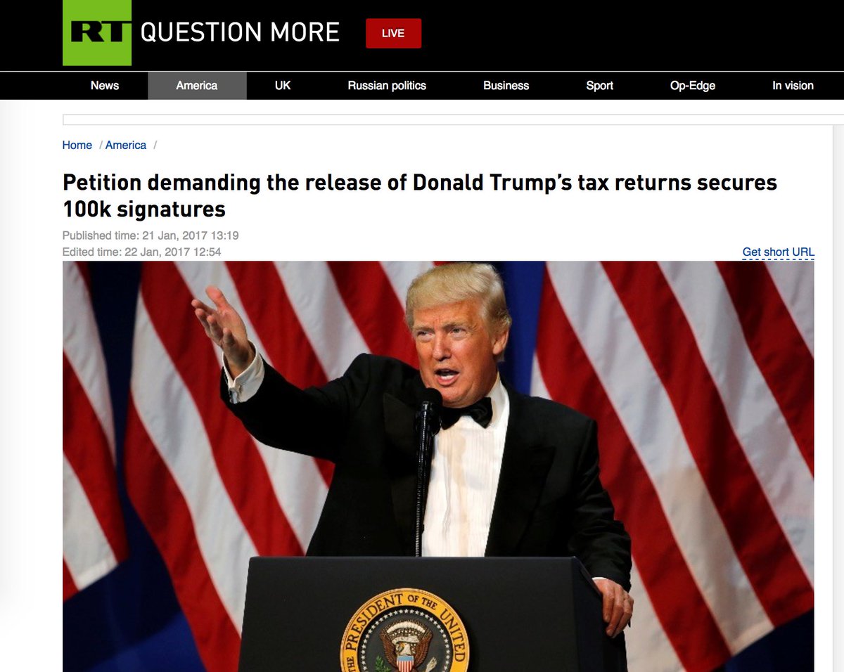 Seeing hints of Russian propaganda outlets starting to undermine Trump  