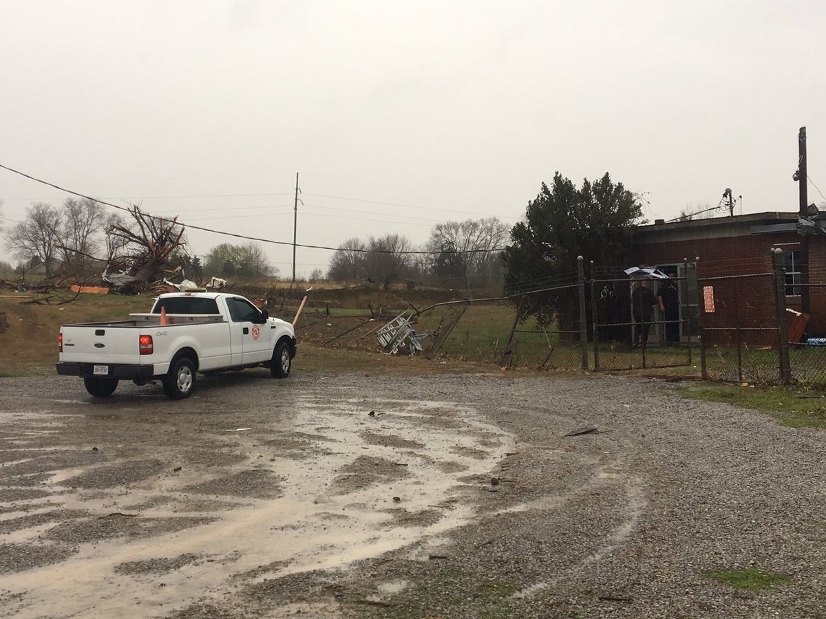 Possible tornado hit Watertown; damage to sewer plant, homes, barns. No injuries