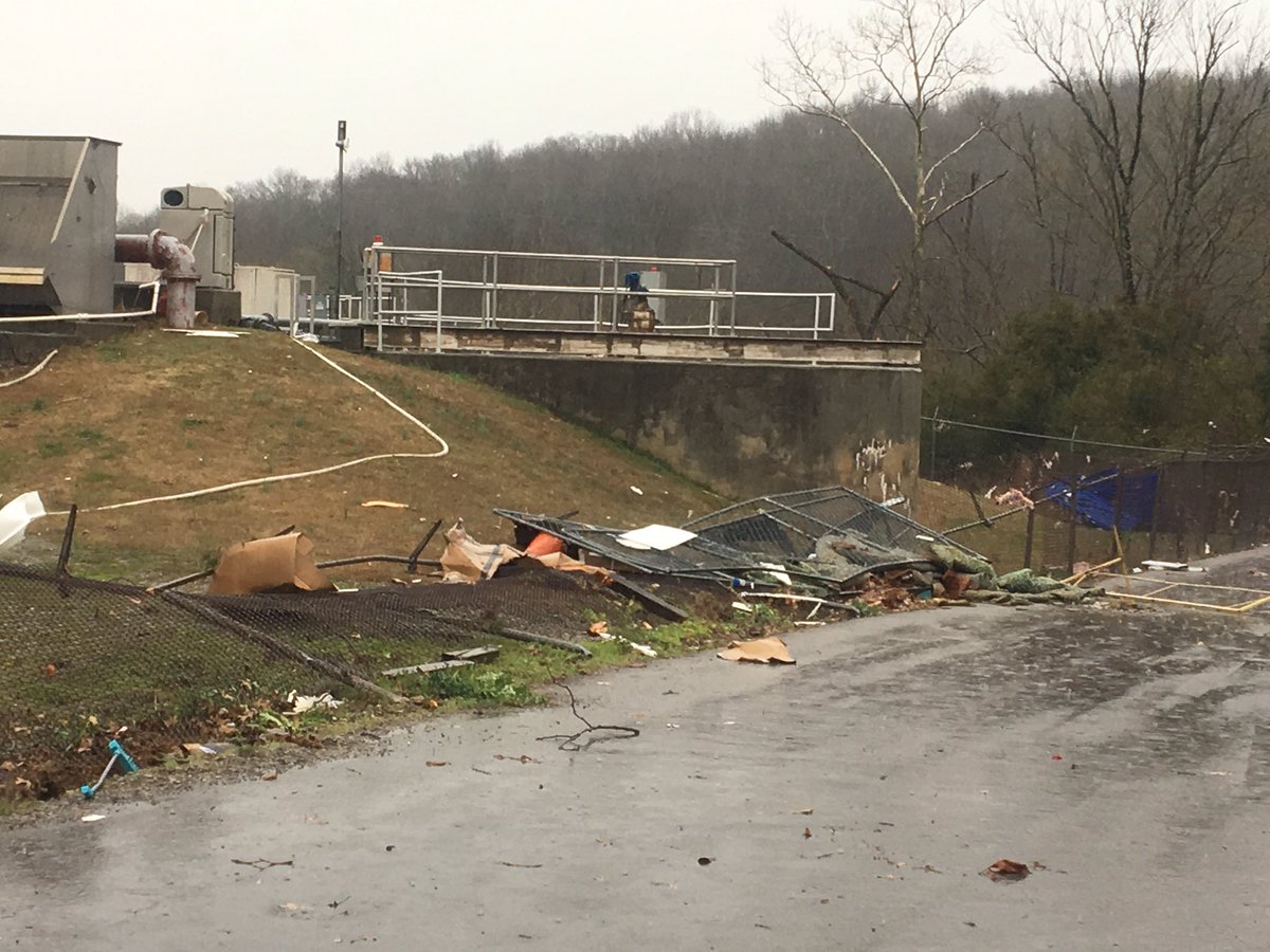 Possible tornado hit Watertown; damage to sewer plant, homes, barns. No injuries