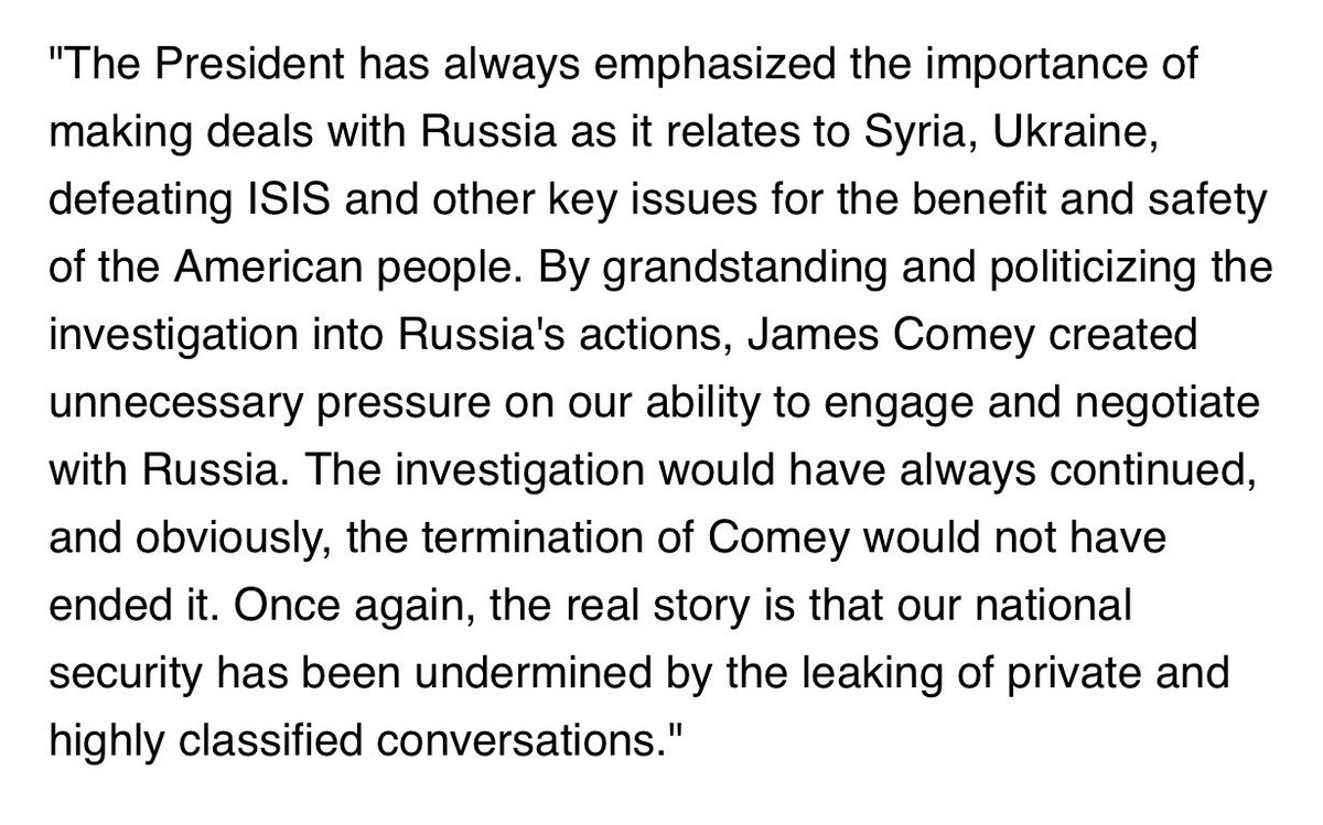 Statement from @PressSec on @nytimes story