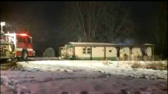 A Trailer Home Thursday Just In Time For Him To Get Out Safely Crews Were Called About 3 Am Mobile On Hoagland Blackstub Road