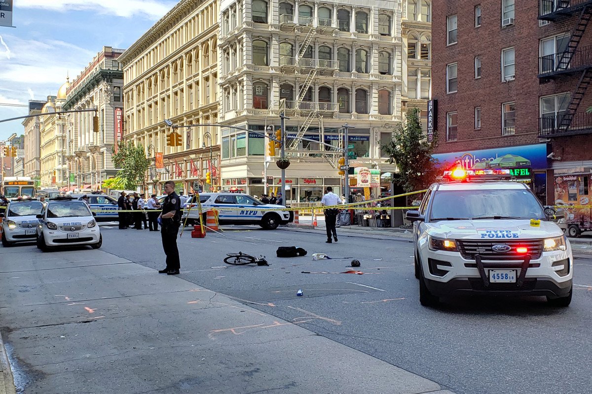 cyclist killed by tractor-trailer in manhattan hit-and-run