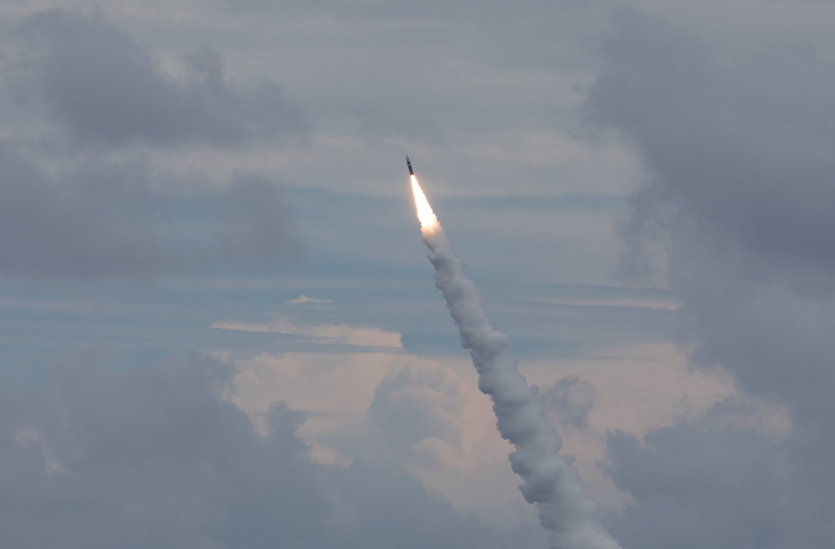 USSWyoming successfully tests Trident II D5LE missiles over the Atlantic Ocean, Sept. 17th. These tests underscore our readiness and capability for 21st Century Strategic Deterrence