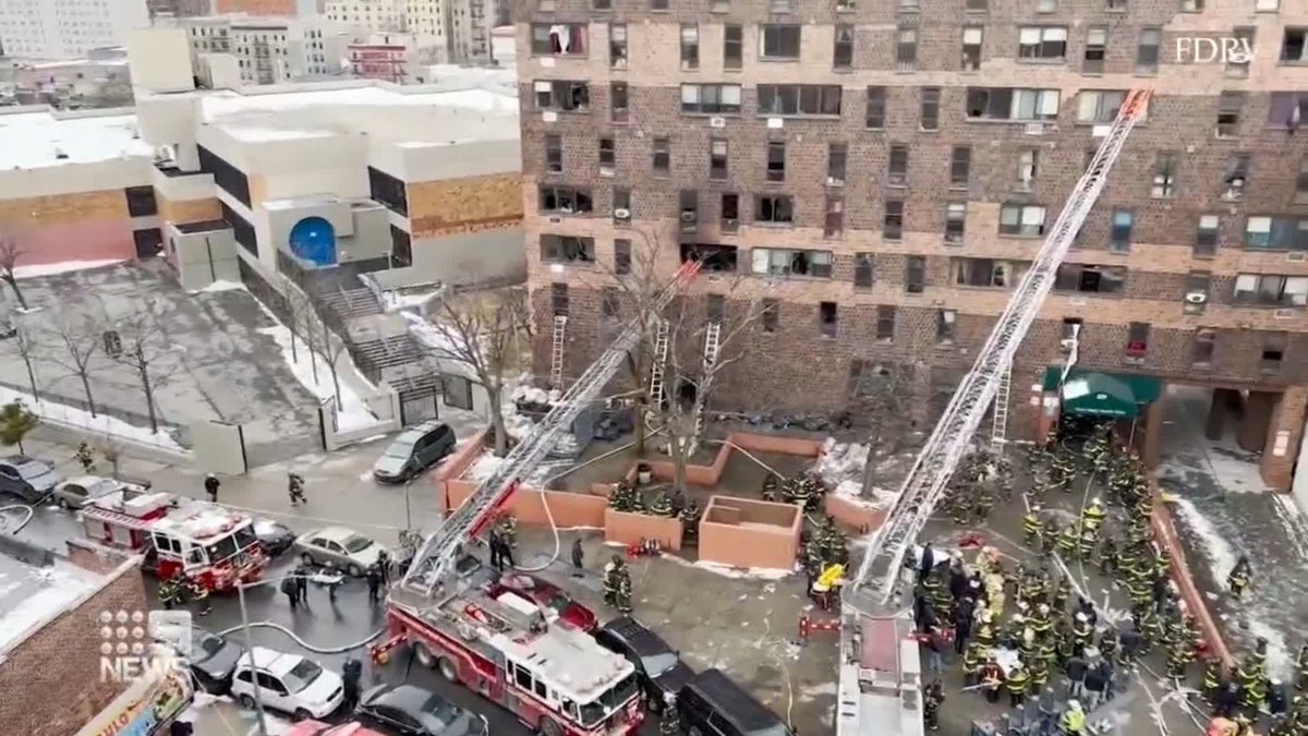 An electric heater has sparked a deadly fire in New York.  19 people, including nine children, perished when flames tore through an apartment building.