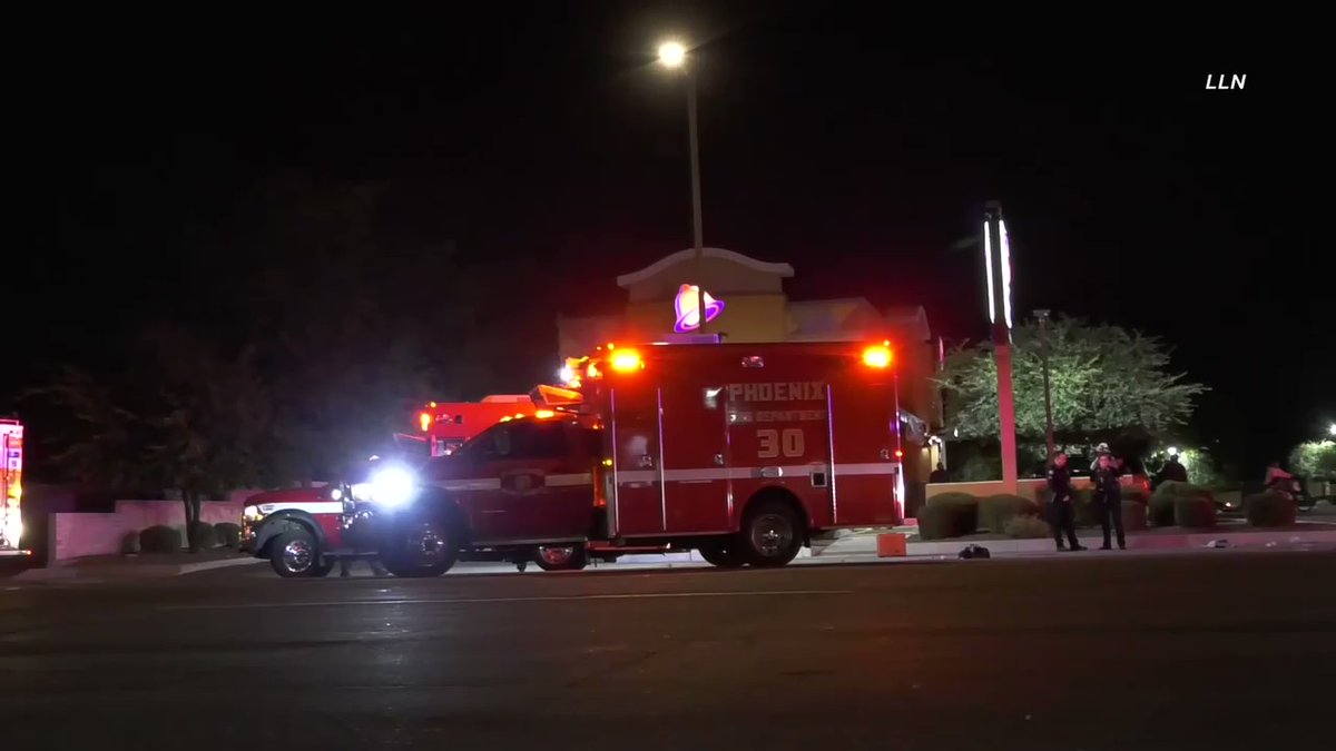 Several Transported After Car strikes Motorcycle:  @PHXFire personal responded to N. 19th Ave. and W. Dunlap around 8pm Sunday evening after a car struck a motorcycle with multiple riders. Rescues 7 and 30 transported from the scene. Current patient conditions are unknown