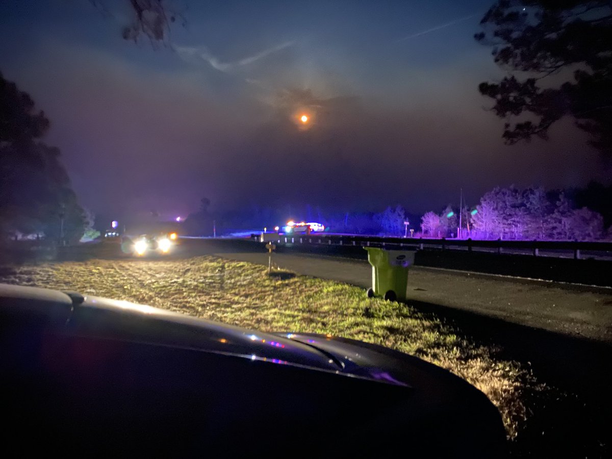 wildfire near Bastrop. Texas A&M forest service tells: The fire is currently being held south and east of Powerline road. No fire has entered circle d estates. Engines and bull dozers are continuing to work on increasing containment.