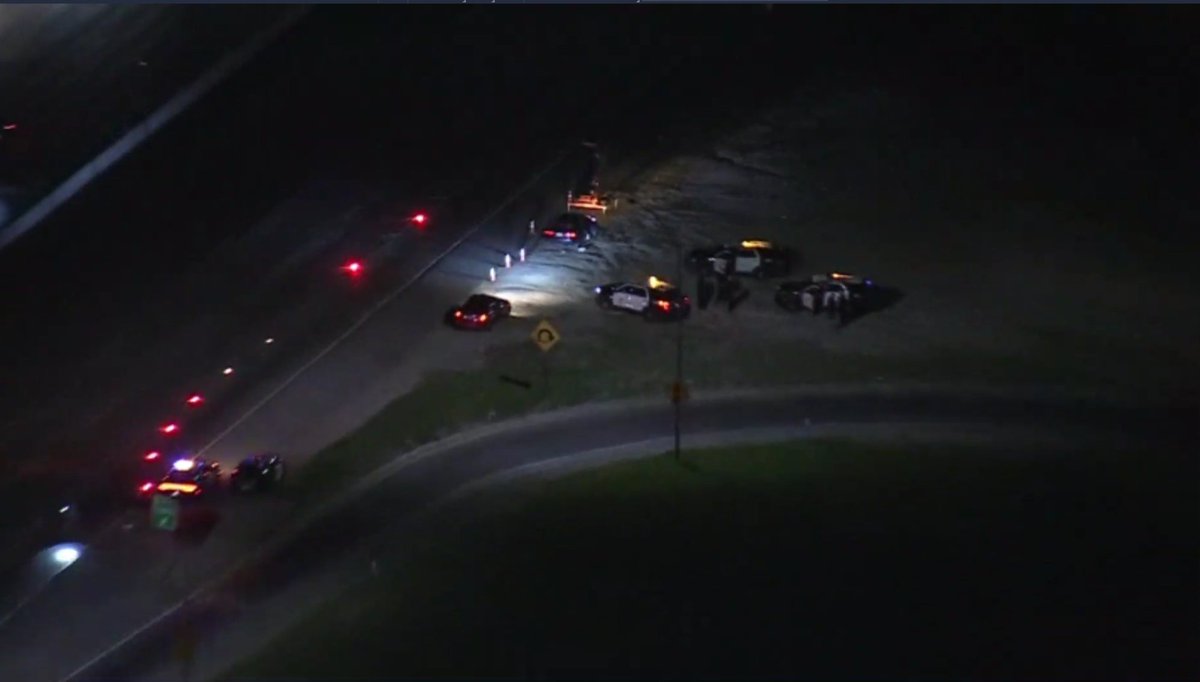 CHP is on the scene of a car-to-car shooting on the northbound 5 Freeway at Roxford. At least one victim was shot in the face and transported to the hospital. The shooting suspect is said to have fled the scene