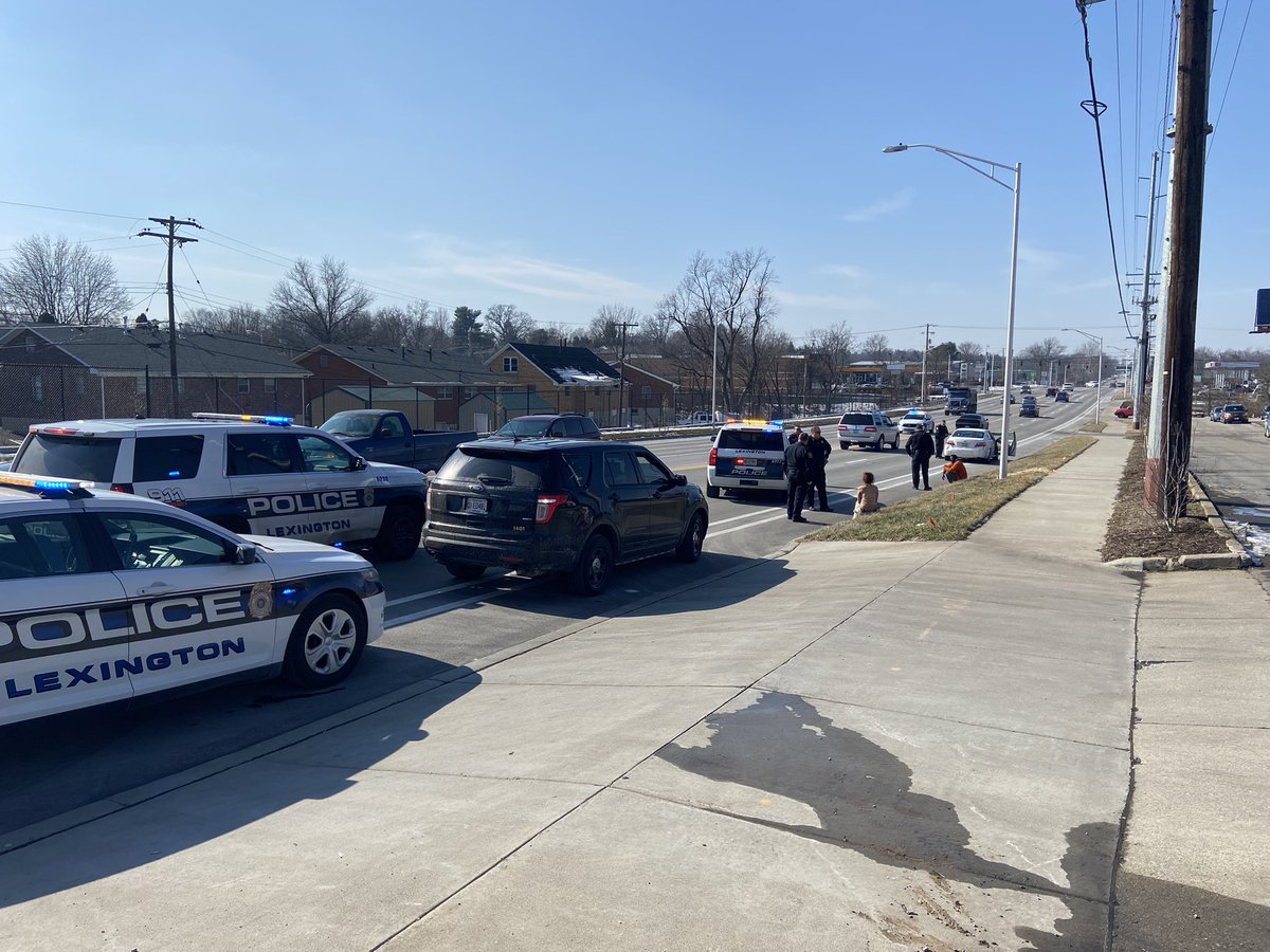 Lexington police are on scene of a shooting near Versailles Road. A portion of Devonport Drive has been blocked off with police tape