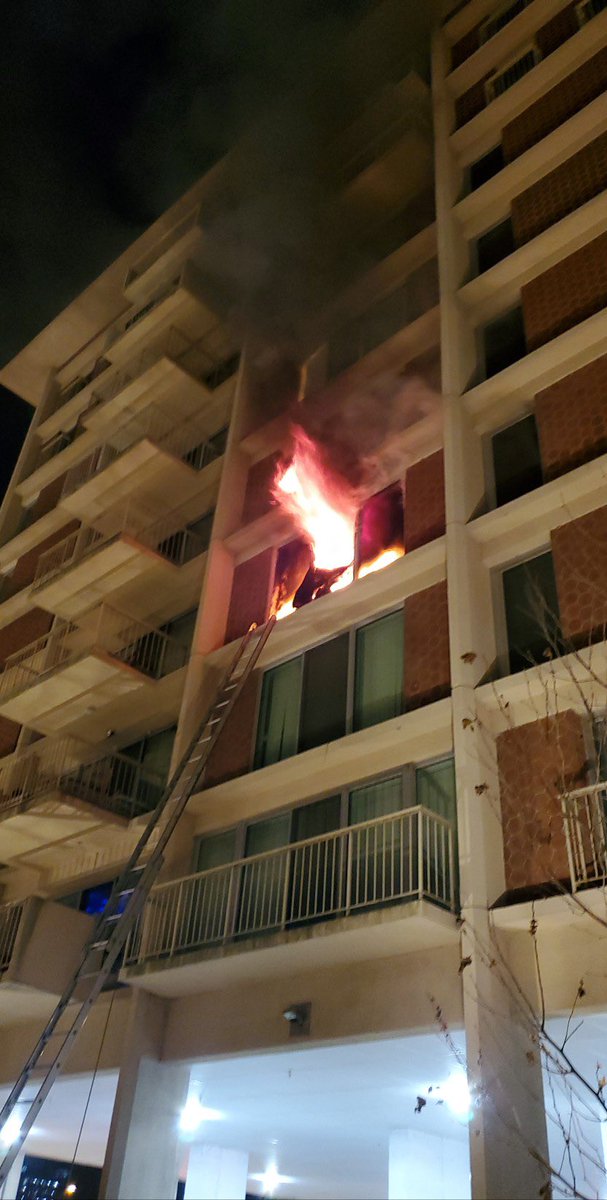 2 Alarm Fire 300 block G St South-West DC firefighters arrived with fire showing 3rd floor apartment in occupied multi-story occupied apartment building. 1 victim located. Fire is being knocked down. 20 units & 100 personnel on scene