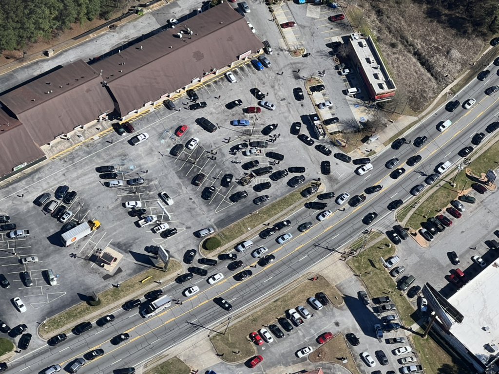 Over the scene of an unconfirmed report of an Officer injured in College Park near Riverdale Rd and Crystal Lake Rd. @ClaytonCountyPD
