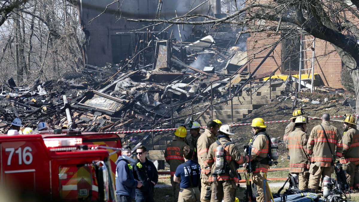 Official: 10 hospitalized after Maryland explosion, fire
