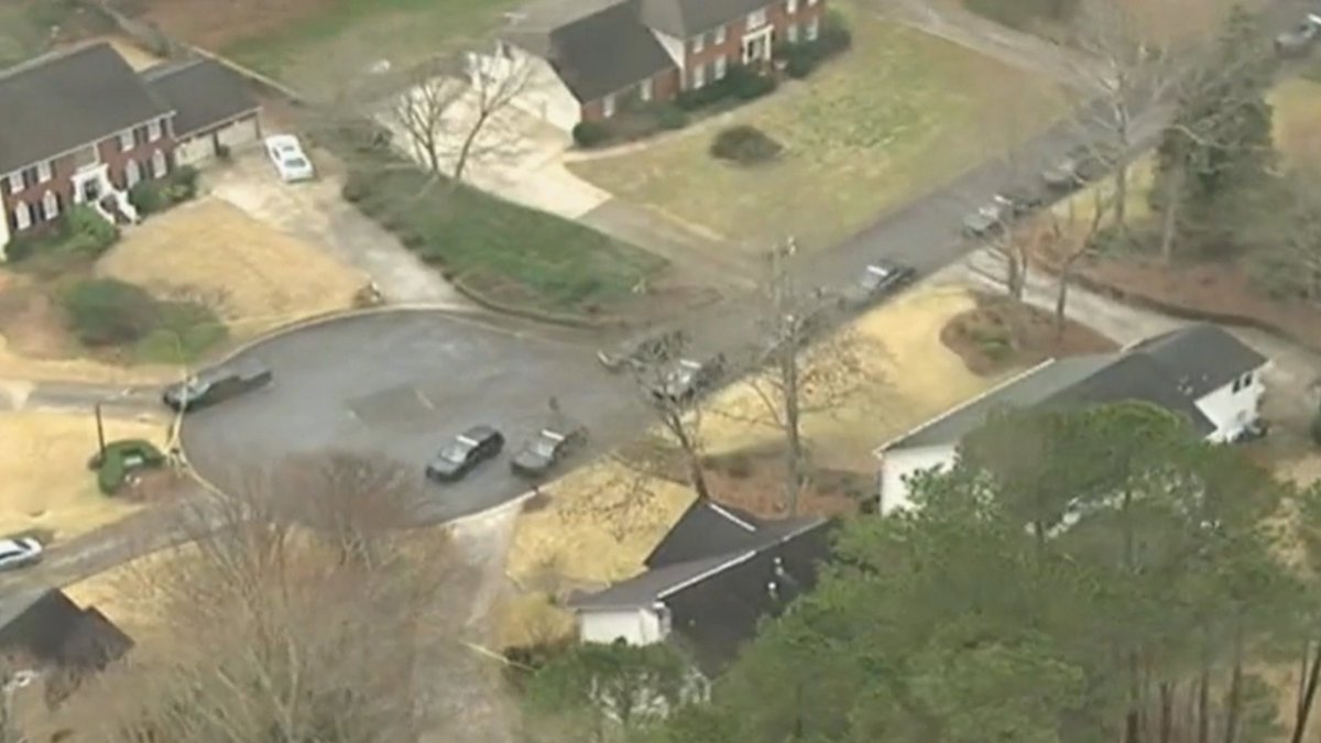 Cobb County Police are on the scene of a shooting on St. Martin's Drive in Mableton.