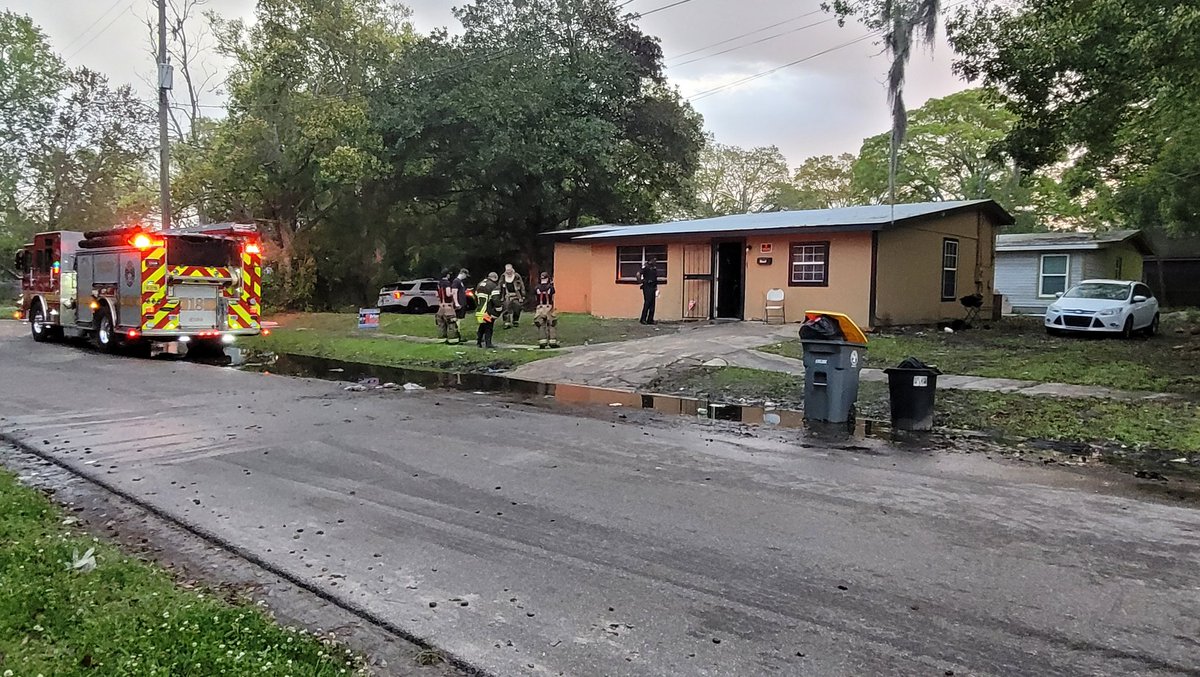 Fire started in the attic. No one was injured.  No one was home at the time. The cause of the fire is under investigation by the State Fire Marshal, and  - JFRD said the fire is being considered suspicious.