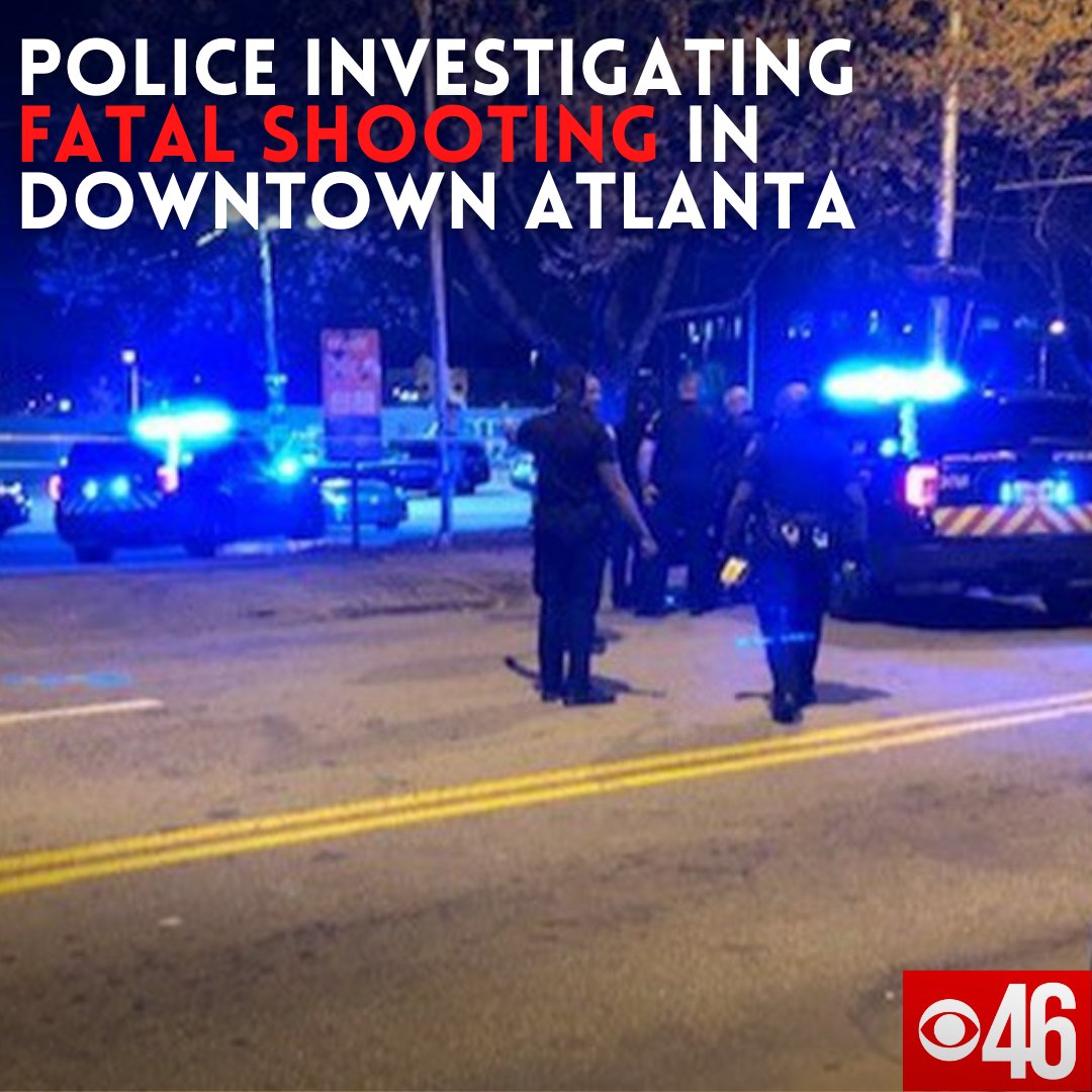 Atlanta police are investigating a shooting along Trinity Avenue in downtown Atlanta. At least one person is dead