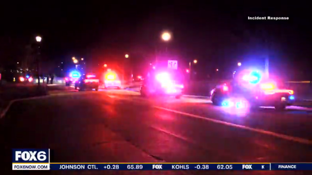 Shots fired at Cudahy Police as a driver speeds away from a traffic stop. The suspect crashed on Packard Ave. & S. Lake Dr. in St. Francis. The driver, 50, is in custody. His passenger, a 26 yr. old Green Bay man, is on the run