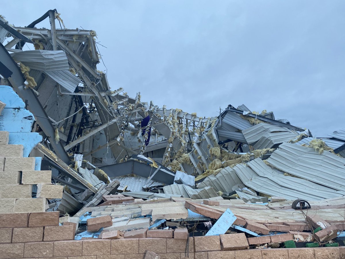 The sun has finally risen over what's left of the gymnasium at Jacksboro Elementary. Officials say it's a miracle that nobody was seriously injured