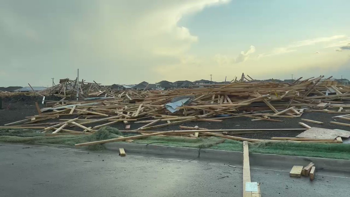 These new builds in Hutto didn't stand a chance with the tornado and high winds that hit Monday night