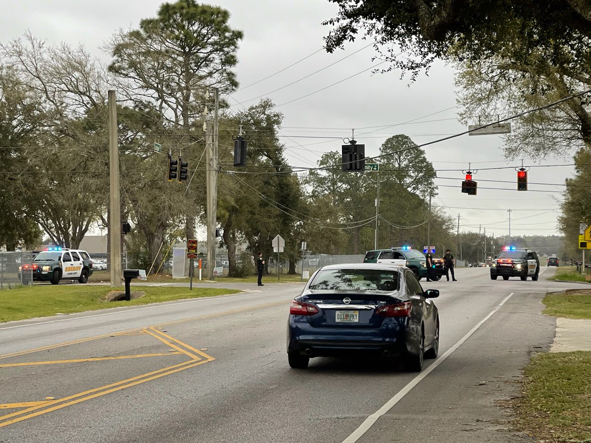 Pine Forest High School is on a Code Red lockdown Tuesday morning due to a bomb threat