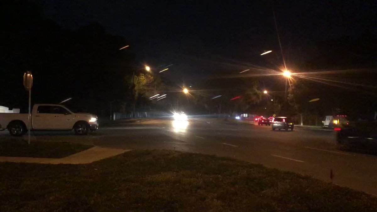 This morning 4 Royal Palm Beach students remain in the hospital and 2 are in critical condition after a car crashed into them at a bus stop yesterday morning along Crestwood Blvd. & Cypress Lake Dr. Parents say the intersection is busy &amp; has been an issue for years.