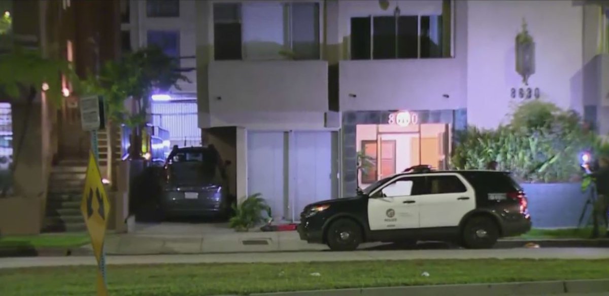 No one was hurt after shots were fired during a home invasion in the upscale Beverly Grove neighborhood early this morning