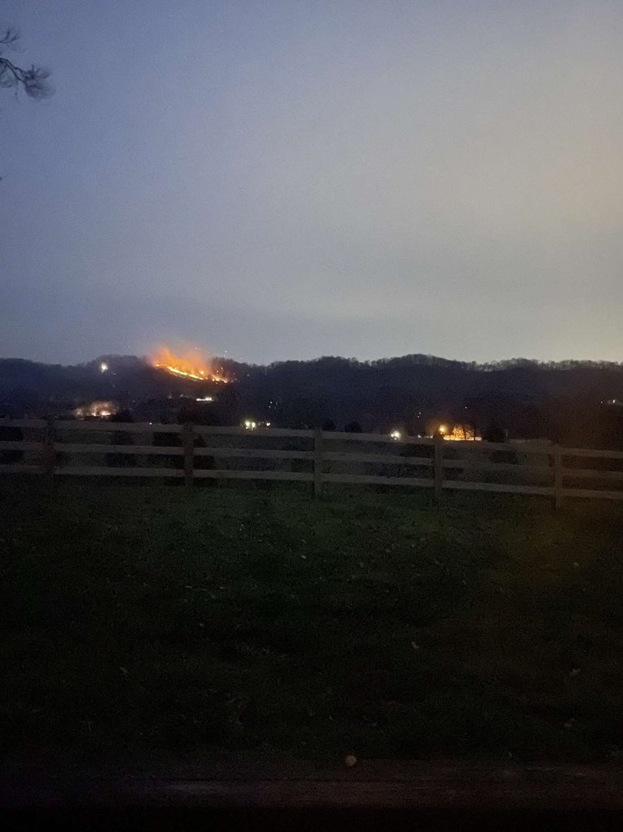 ANDERSON COUNTY FIRE: this is different than the blaze in Wears Valley. This is the Andersonville Fire - there was a larger fire also near the Marlow Community.