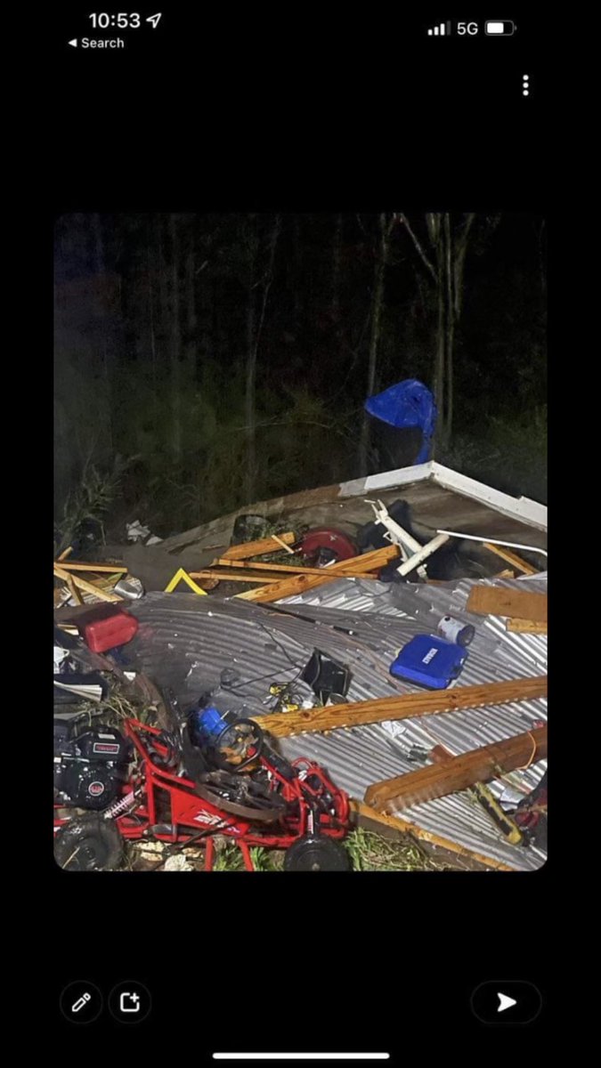 TUSCALOOSA CO STORM DAMAGE: EMA officials sent me these pictures of storm damage in the Holt area near Holt high school