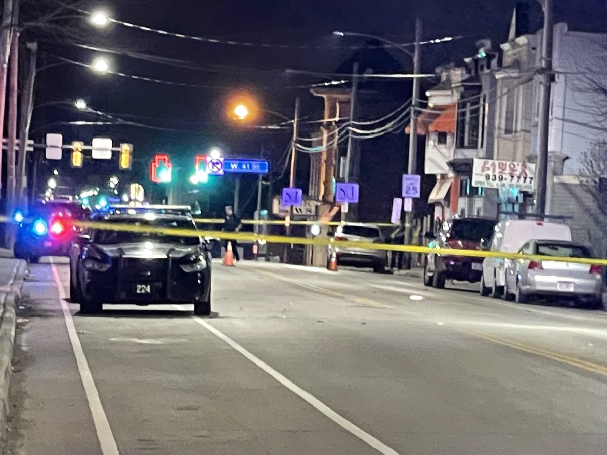 Double shooting on W 44th at Clark. A man and a woman shot in the street. Multiple shell casings covered the scene. Both transported in critical condition. Cleveland Police are investigating