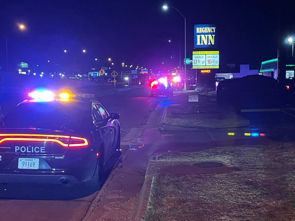 Wichita police investigate a shooting at the Regency Hotel. Police say a 39 year old man is in the hospital after being shot in the chest. Suspect is in custody.