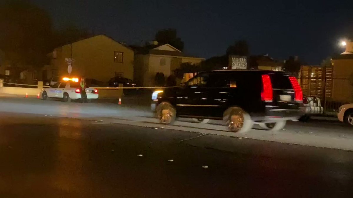 Scene of a homicide at Emerald Estates near Civic Center & Cheyenne in North Las Vegas.   We're told police responded to a shooting here earlier tonight, and found a man in his 30s dead.