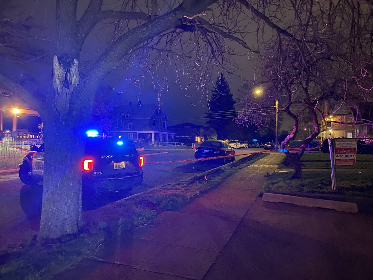 Spokane Police are investigating an overnight shooting near W Augusta Ave. and N Lincoln St.  A man was found lying in the street with a gunshot wound, pronounced dead at the scene. Several blocks are closed off in the area.