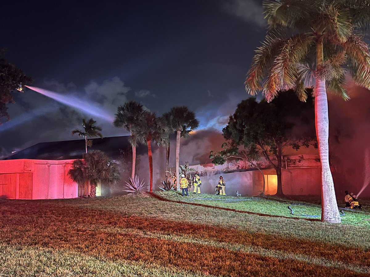 Massive fire fighting effort at WiltonManors church this morning.