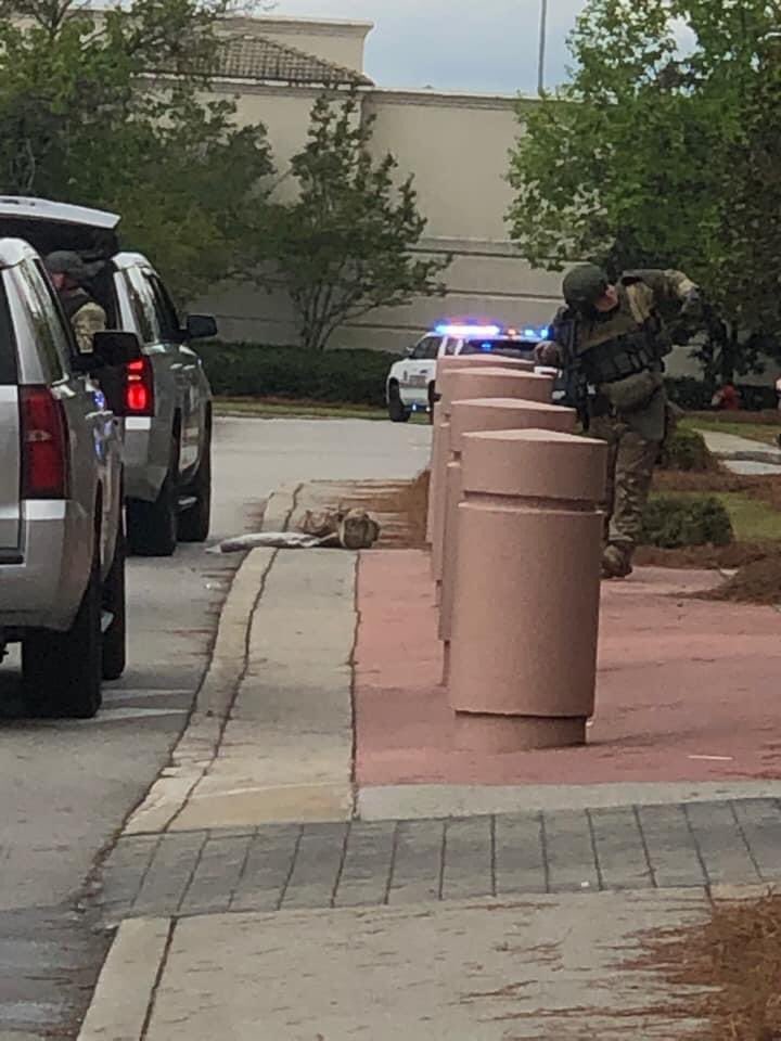 scene where a shooting has happened inside the Columbiana mall in Columbia, South Carolina. At least one person has been shot. Unknown number of victims. Source tells suspect not in custody