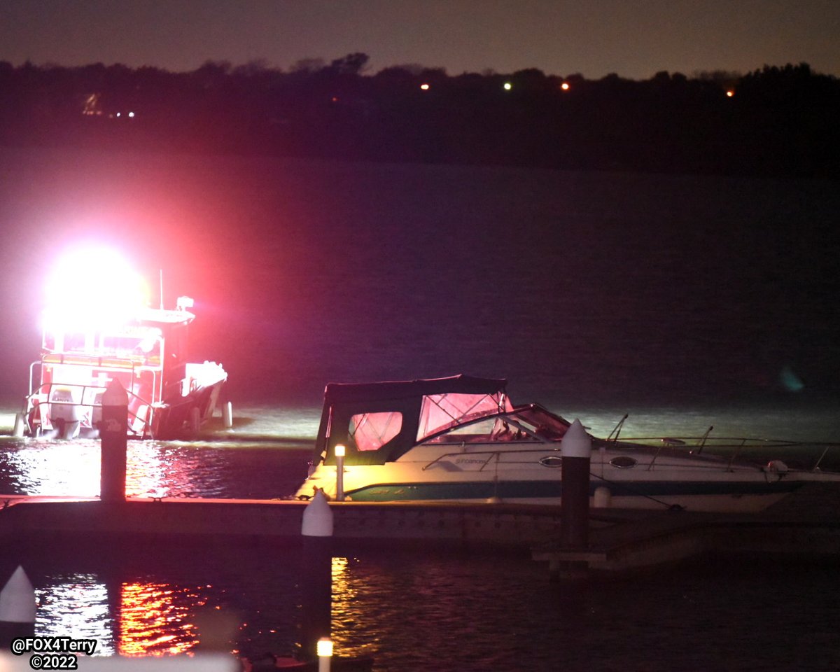 One man is dead, another critically injured after the pair jumped from a boat into Lake Ray Hubbard overnight.