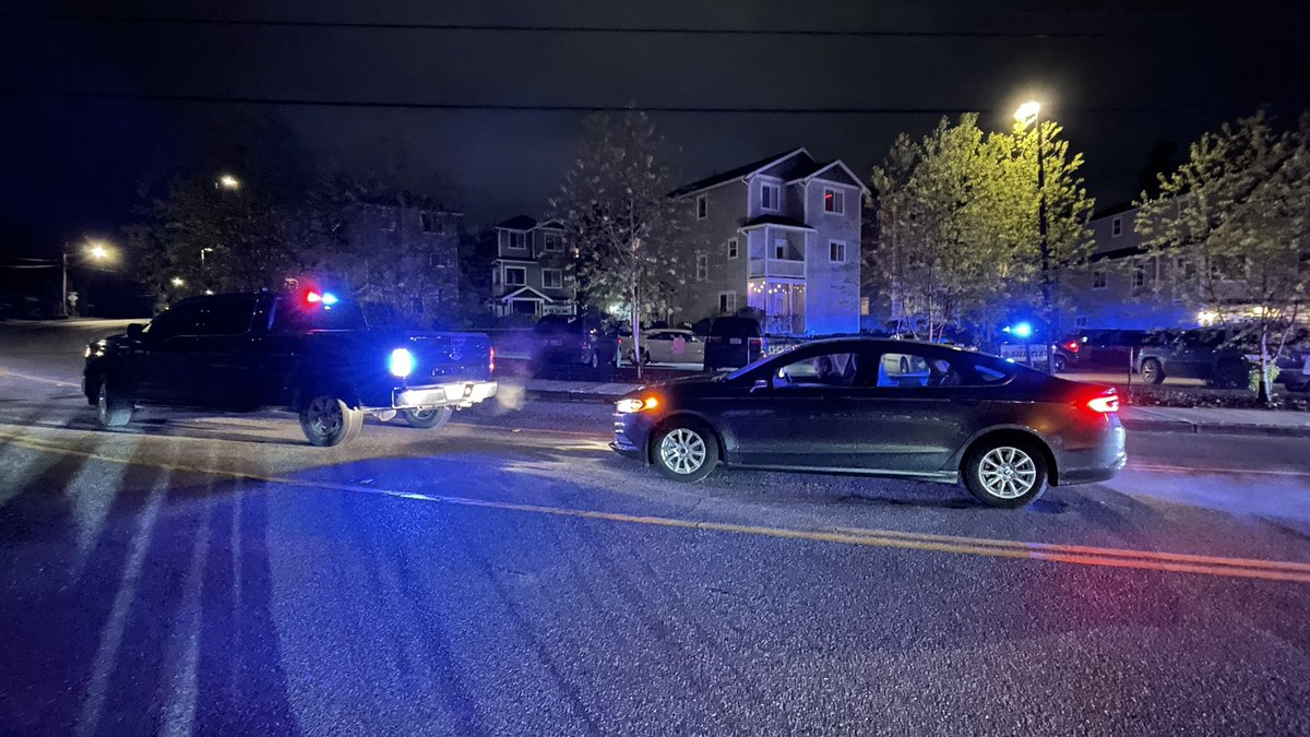 @SnoCoSheriff on the scene of a shooting in a parking lot at Center and Admiralty. Investigators say they were called here at 2am. Man in his 30s shot in the stomach several times. Life-threatening injuries.