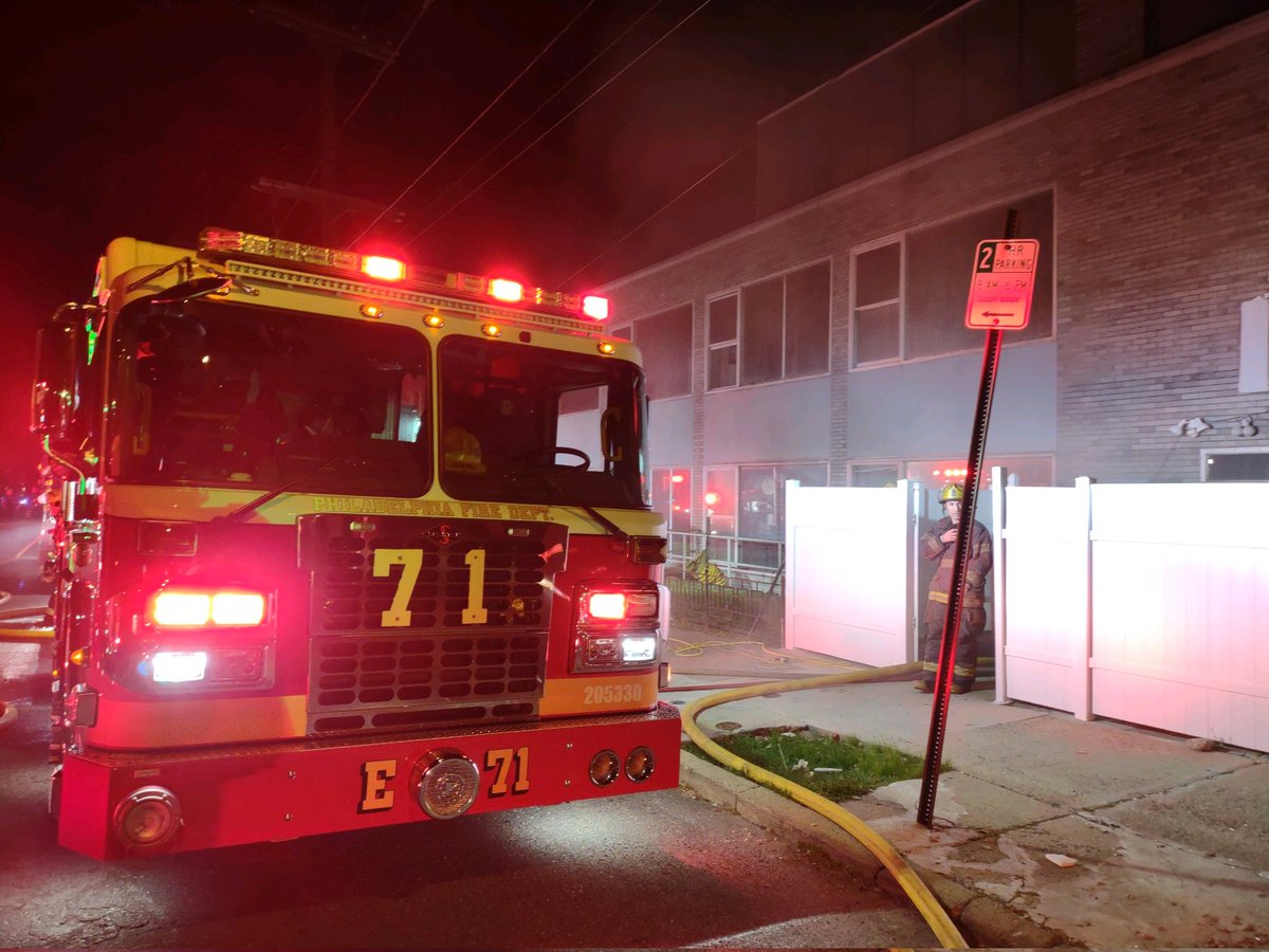 2nd Alarmers overnight responded to this commercial building fire at Castor & Tyson Ave providing rehab support.