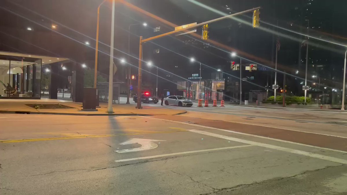 Cleveland Police have apparently caught one of the many reckless drivers at Superior Avenue and E12th Street