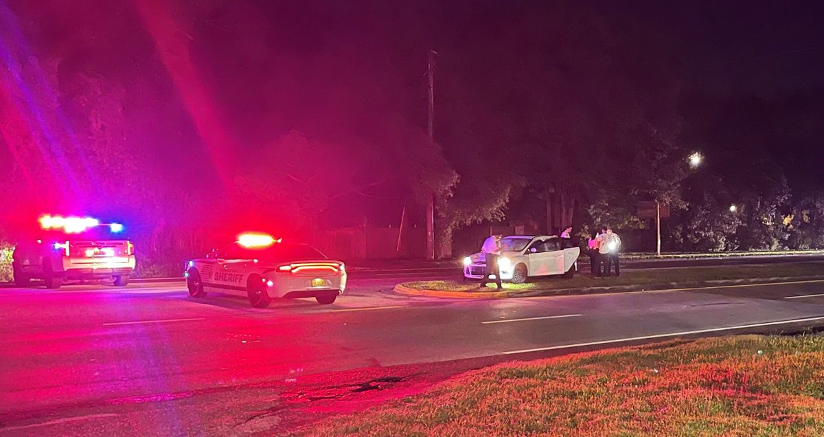 @HCSOSheriff is investigating a fatal pedestrian accident involving a single vehicle in the 5700 block of Gunn Highway in Tampa. Drive with caution in the area.