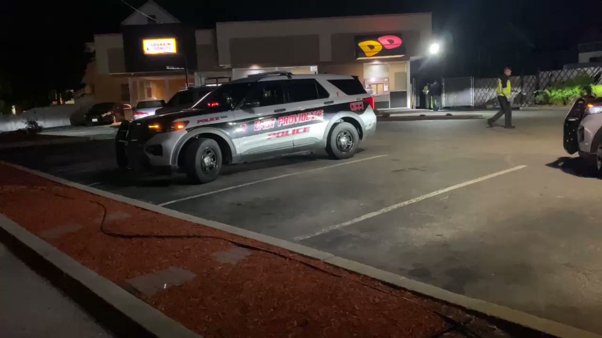 Police told that the suspect broke a glass panel and stole cash out of the register from this Dunkin' Donuts around 10:30PM last night. Police were on scene getting fingerprints for evidence. No description of the suspect as of yet