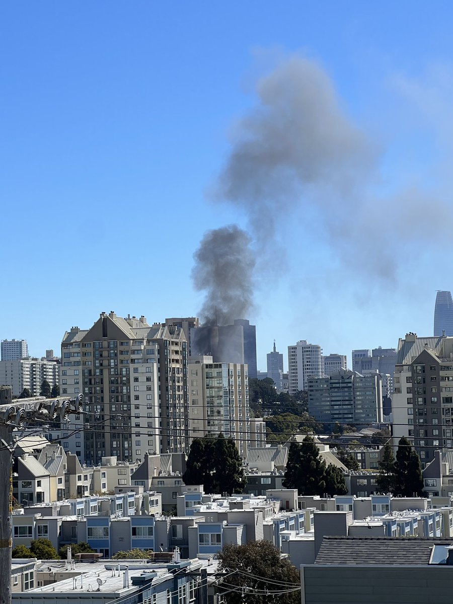 Rescues underway at 2-alarm fire on EllisStreet in San Francisco