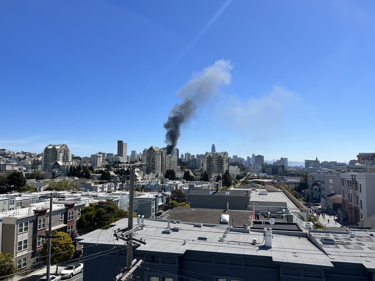 At least four people rescued from fire at a multi-unit building in San Francisco, firefighters say