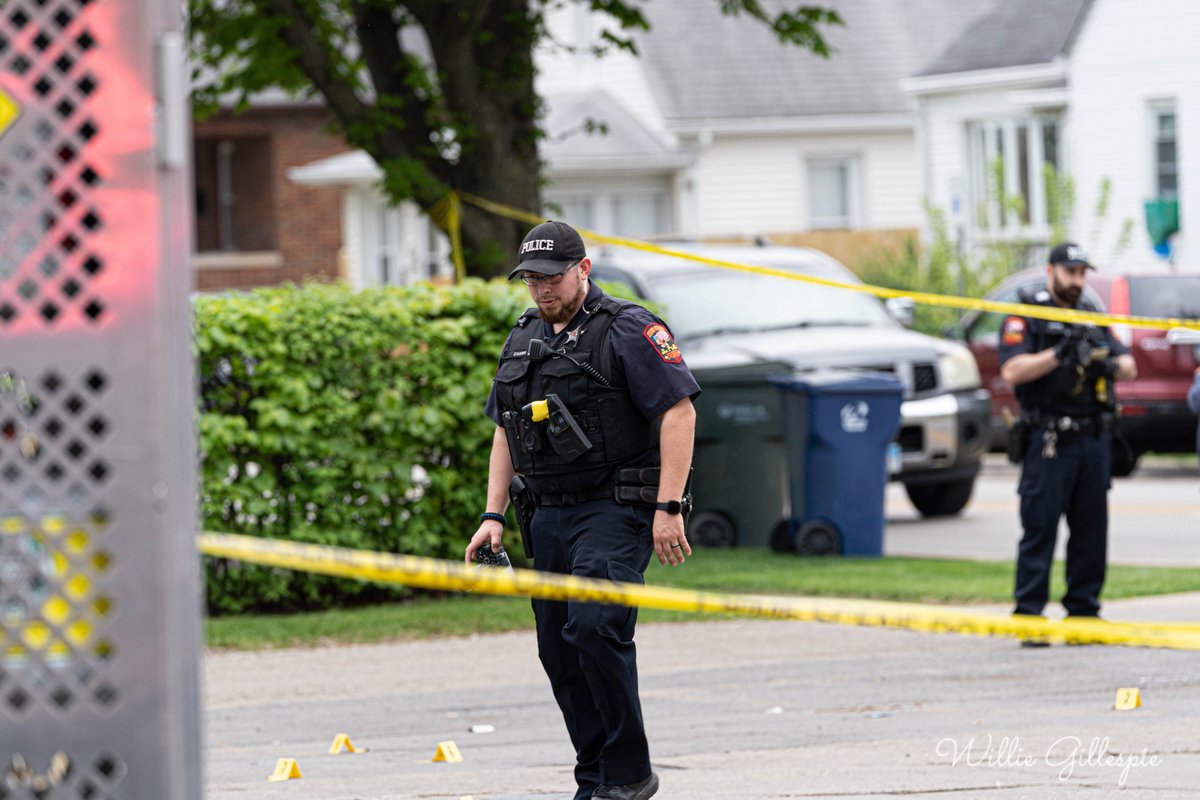 A 14-year-old boy was shot and killed during an exchange of gunfire at 10th St. and Jackson St. in North Chicago this afternoon. 3 suspects are in custody after later crashing the vehicle in which the shooters fled.