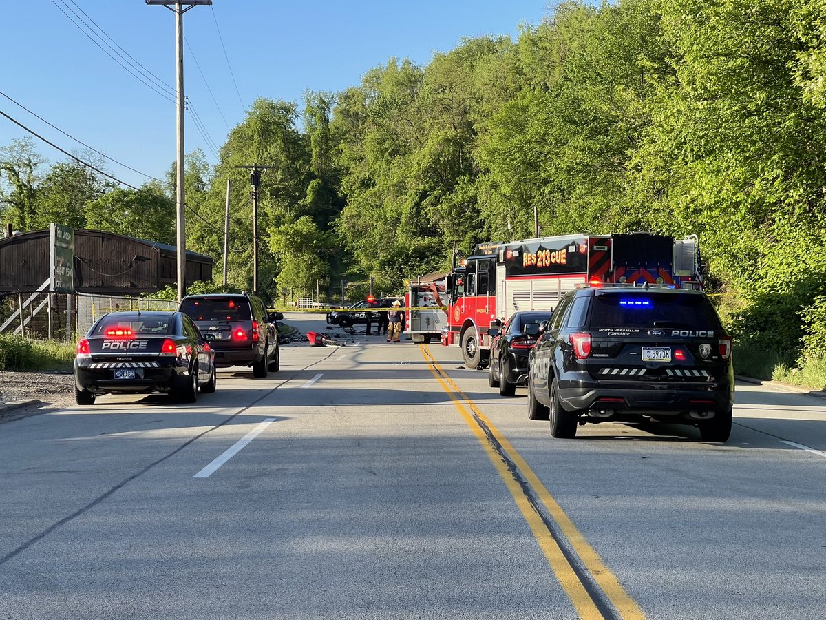 North Versailles Police confirms this was a fatal two-vehicle crash. 1 person was killed. Another person was taken to the hospital with injuries. Allegheny County Police will handle the investigation