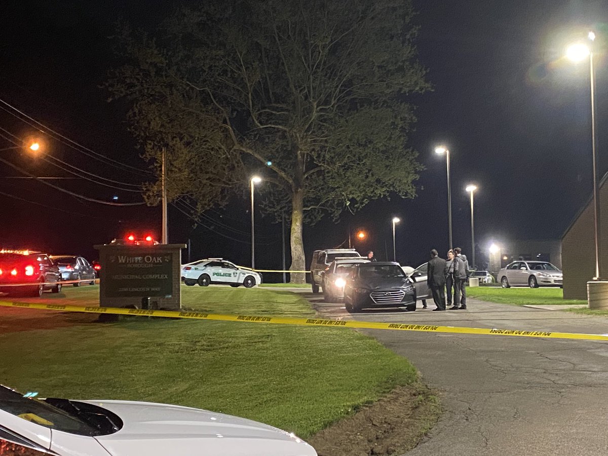 Allegheny County police are investigating as a man pulled up to the White Oak police station and turned himself in after an overnight shooting.   the person shot, has died