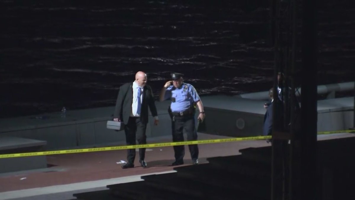 Philadelphia police say the third victim in the triple shooting on Penn's Landing is a 14-year-old boy