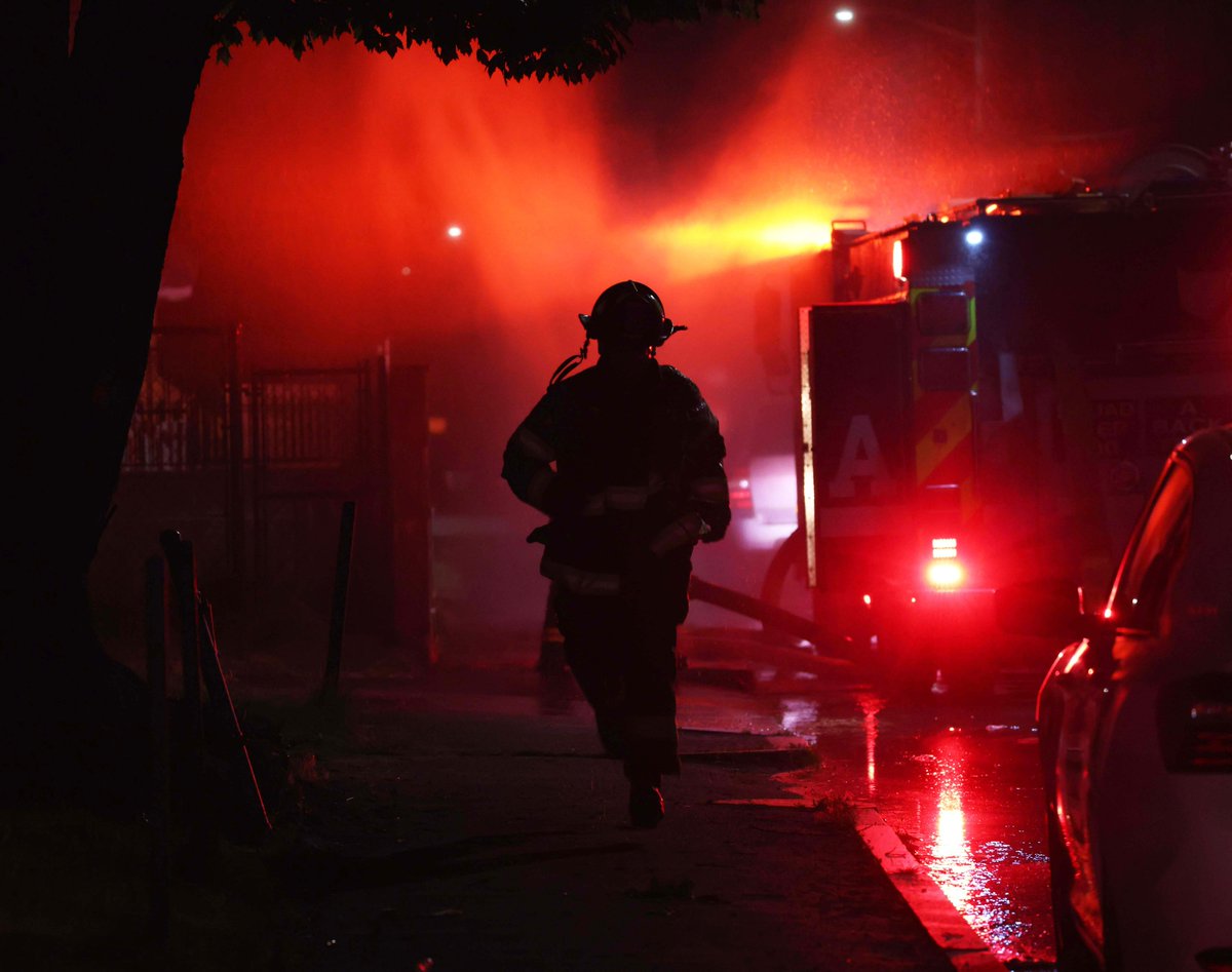 House fire at 40 Calmar Street, Brockton